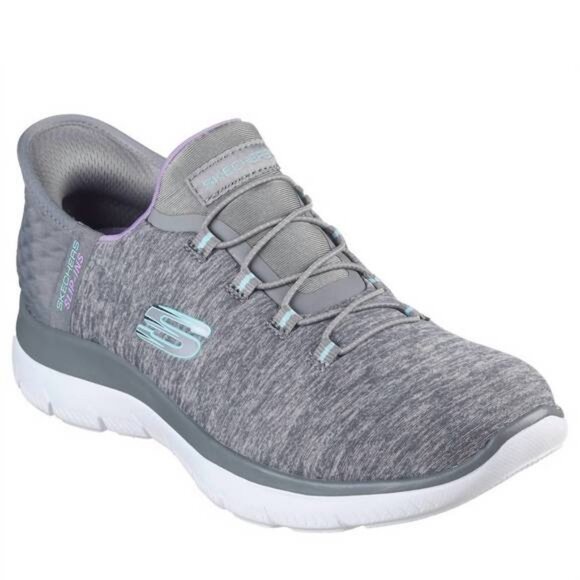 NEW IN BOX Sketchers hands free slip-ins Summit Dazzling Haze (gray) size 9.5 - Picture 14 of 15